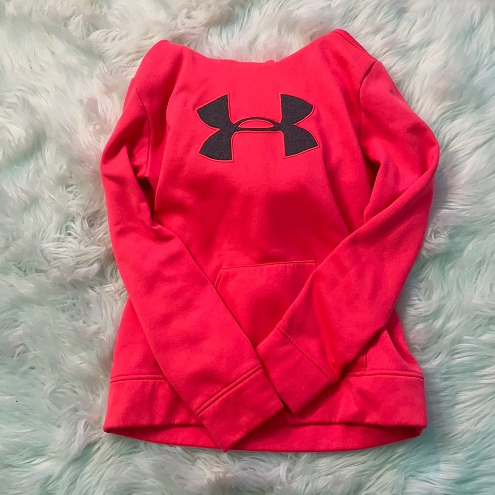 Bright orange Adidas hoodie